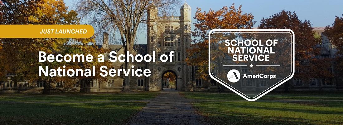 Become a School of National Service