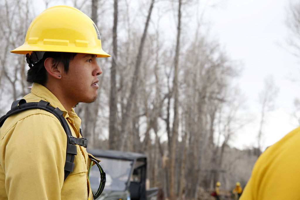 Conservation Legacy Veterans Fire Corps AmeriCorps crew member. 