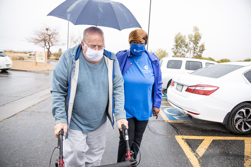 AmeriCorps Seniors Volunteer helps her Companion