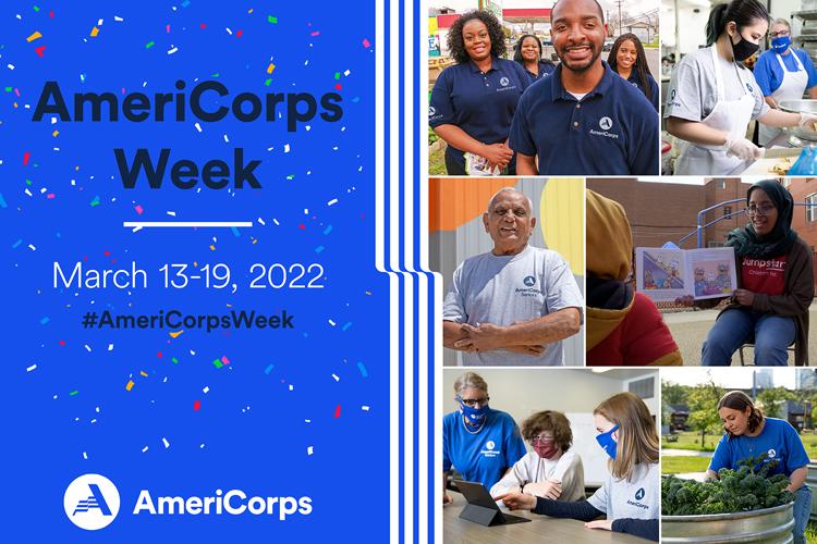 Celebrate AmeriCorps Week March 13-19, 2022