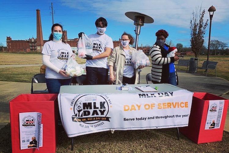 United Way Augusta volunteers on MLK Day